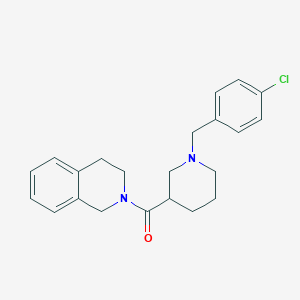 [1-(4-chlorobenzyl)piperidin-3-yl](3,4-dihydroisoquinolin-2(1H)-yl)methanone