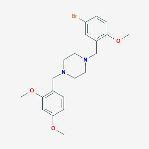 1-(5-Bromo-2-methoxybenzyl)-4-(2,4-dimethoxybenzyl)piperazine