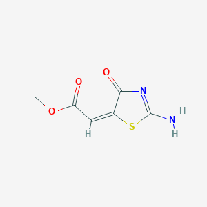 methyl (2E)-(2-imino-4-oxo-1,3-thiazolidin-5-ylidene)ethanoate