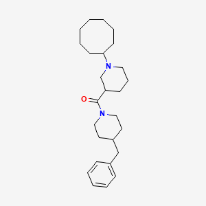 (4-Benzylpiperidin-1-yl)(1-cyclooctylpiperidin-3-yl)methanone