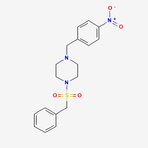 1-(Benzylsulfonyl)-4-(4-nitrobenzyl)piperazine