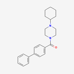 Biphenyl-4-yl(4-cyclohexylpiperazin-1-yl)methanone