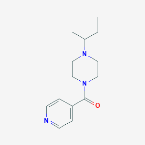 [4-(Butan-2-yl)piperazin-1-yl](pyridin-4-yl)methanone