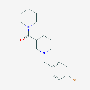 [1-(4-Bromobenzyl)piperidin-3-yl](piperidin-1-yl)methanone