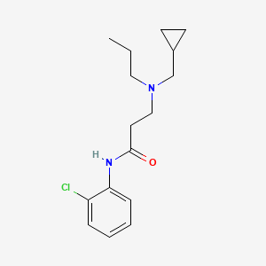 N-(2-Chlorophenyl)-3-[(cyclopropylmethyl)(propyl)amino]propanamide