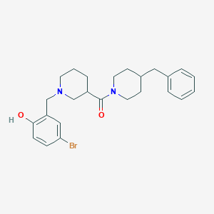 (4-Benzylpiperidin-1-yl)[1-(5-bromo-2-hydroxybenzyl)piperidin-3-yl]methanone