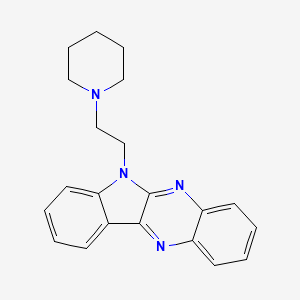 6-(2-Piperidinoethyl)-6H-indolo[2,3-B]quinoxaline