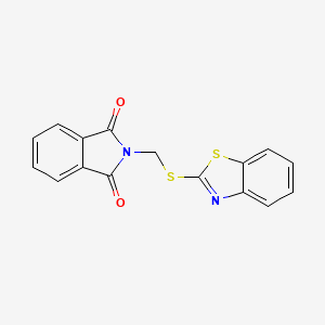 2-[(1,3-benzothiazol-2-ylsulfanyl)methyl]-1H-isoindole-1,3(2H)-dione