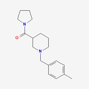 [1-(4-Methylbenzyl)piperidin-3-yl](pyrrolidin-1-yl)methanone