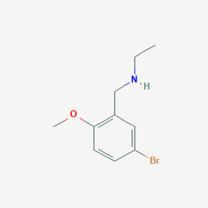 molecular formula C10H14BrNO B10882782 N-(5-bromo-2-methoxybenzyl)ethanamine 