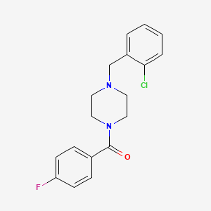 [4-(2-Chlorobenzyl)piperazin-1-yl](4-fluorophenyl)methanone