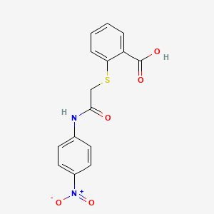 2-({2-[(4-Nitrophenyl)amino]-2-oxoethyl}sulfanyl)benzoic acid