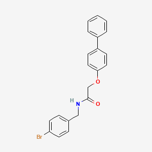 2-(biphenyl-4-yloxy)-N-(4-bromobenzyl)acetamide