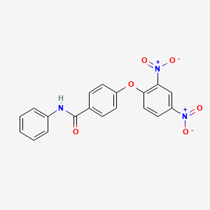 4-(2,4-dinitrophenoxy)-N-phenylbenzamide