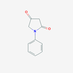 molecular formula C10H9NO2 B108830 1-苯基吡咯烷-2,4-二酮 CAS No. 114473-81-3