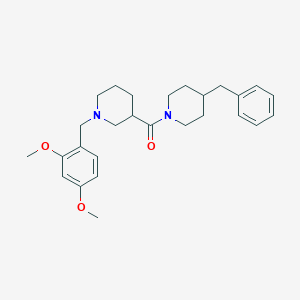 (4-Benzylpiperidin-1-yl)[1-(2,4-dimethoxybenzyl)piperidin-3-yl]methanone