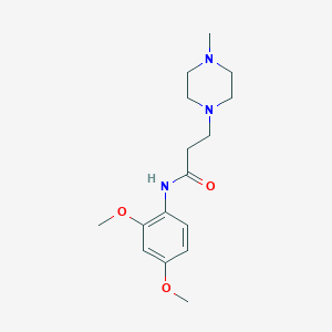 N-(2,4-dimethoxyphenyl)-3-(4-methylpiperazin-1-yl)propanamide