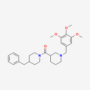 molecular formula C28H38N2O4 B10883044 (4-Benzylpiperidin-1-yl)[1-(3,4,5-trimethoxybenzyl)piperidin-3-yl]methanone 