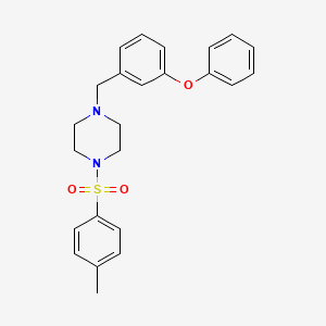 1-[(4-Methylphenyl)sulfonyl]-4-(3-phenoxybenzyl)piperazine