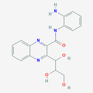 N-(2-aminophenyl)-3-(1,2,3-trihydroxypropyl)quinoxaline-2-carboxamide