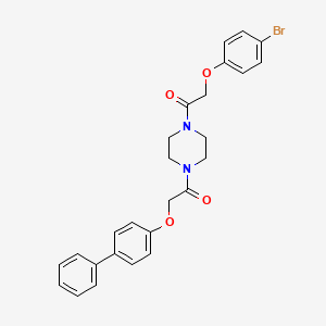 2-(Biphenyl-4-yloxy)-1-{4-[(4-bromophenoxy)acetyl]piperazin-1-yl}ethanone