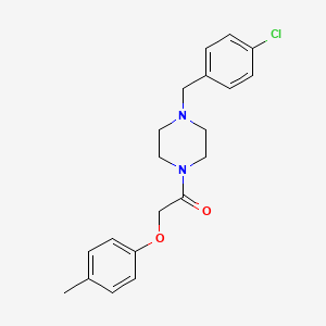 1-[4-(4-Chlorobenzyl)piperazin-1-yl]-2-(4-methylphenoxy)ethanone