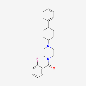 (2-Fluorophenyl)[4-(4-phenylcyclohexyl)piperazin-1-yl]methanone