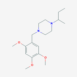 1-(Butan-2-yl)-4-(2,4,5-trimethoxybenzyl)piperazine