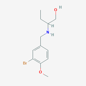 2-[(3-Bromo-4-methoxybenzyl)amino]butan-1-ol