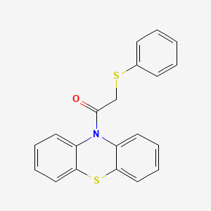 1-Phenothiazin-10-yl-2-phenylsulfanylethanone