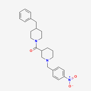 (4-Benzylpiperidin-1-yl)[1-(4-nitrobenzyl)piperidin-3-yl]methanone