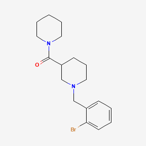 [1-(2-Bromobenzyl)piperidin-3-yl](piperidin-1-yl)methanone