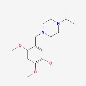 1-(Propan-2-yl)-4-(2,4,5-trimethoxybenzyl)piperazine