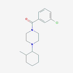 (3-Chlorophenyl)[4-(2-methylcyclohexyl)piperazin-1-yl]methanone