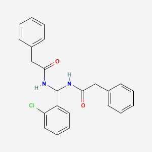 n~1~-{(2-Chlorophenyl)[(2-phenylacetyl)amino]methyl}-2-phenylacetamide