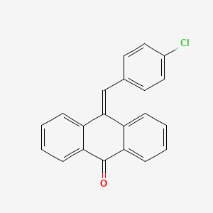 9(10H)-Anthracenone, 10-[(4-chlorophenyl)methylene]-