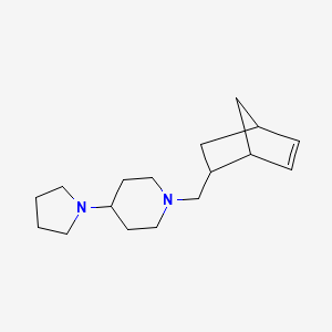 1-(Bicyclo[2.2.1]hept-5-en-2-ylmethyl)-4-(pyrrolidin-1-yl)piperidine