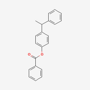 molecular formula C21H18O2 B10883682 4-(1-Phenylethyl)phenyl benzoate CAS No. 85243-22-7