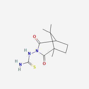 {1,8,8-Trimethyl-2,4-dioxo-3-azabicyclo[3.2.1]octan-3-yl}thiourea