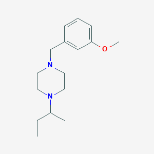 1-(Butan-2-yl)-4-(3-methoxybenzyl)piperazine