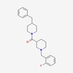 (4-Benzylpiperidin-1-yl)[1-(2-fluorobenzyl)piperidin-3-yl]methanone