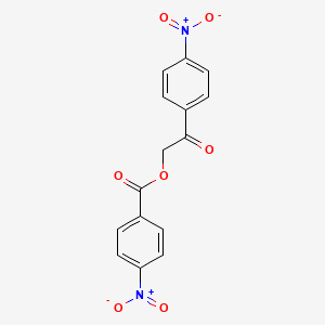 molecular formula C15H10N2O7 B10883738 2-(4-Nitrophenyl)-2-oxoethyl 4-nitrobenzoate 