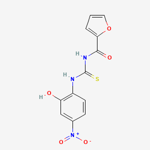 N-[(2-hydroxy-4-nitrophenyl)carbamothioyl]furan-2-carboxamide