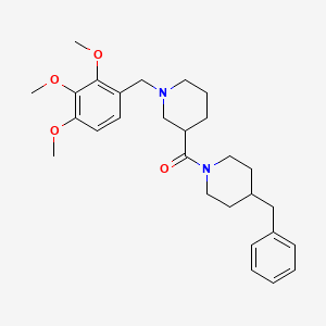 (4-Benzylpiperidin-1-yl)[1-(2,3,4-trimethoxybenzyl)piperidin-3-yl]methanone