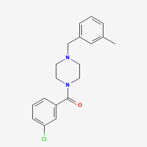 (3-Chlorophenyl)[4-(3-methylbenzyl)piperazin-1-yl]methanone