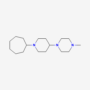 1-(1-Cycloheptylpiperidin-4-yl)-4-methylpiperazine