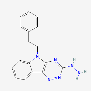 3-hydrazinyl-5-(2-phenylethyl)-5H-[1,2,4]triazino[5,6-b]indole