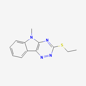 3-(ethylsulfanyl)-5-methyl-5H-[1,2,4]triazino[5,6-b]indole