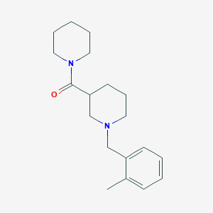 molecular formula C19H28N2O B10883987 [1-(2-Methylbenzyl)piperidin-3-yl](piperidin-1-yl)methanone 