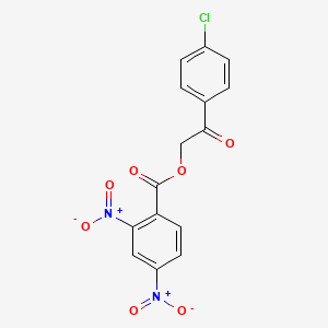 2-(4-Chlorophenyl)-2-oxoethyl 2,4-dinitrobenzoate